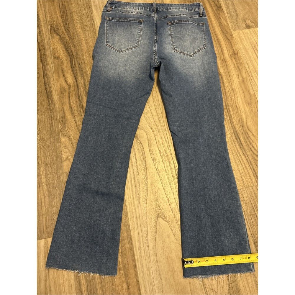 Vigoss Jeans Womens Size 31 Blue Marley Bootcut Denim‎ Stretch (Act 33X29" in)